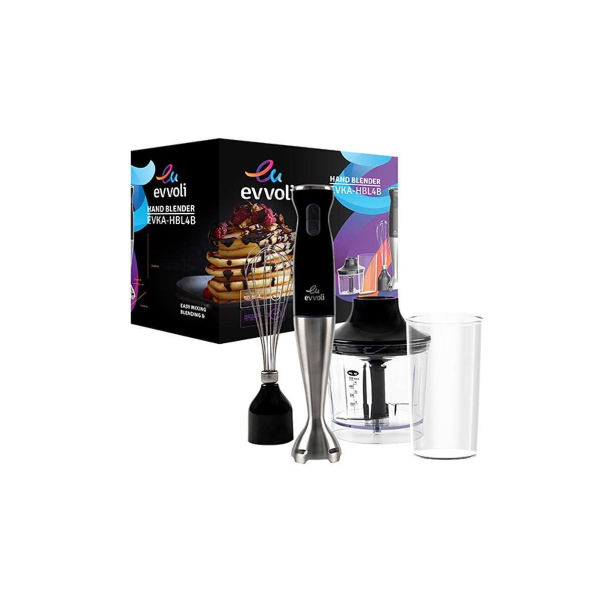 Evvoli(Italian) 4 in 1 Stainless Steel Hand Blender